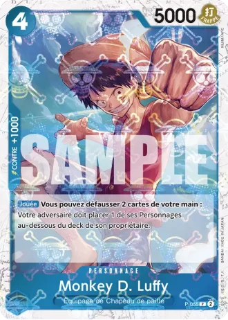 Monkey D. Luffy (P-055) (Full Art) — ONE PIECE CARD THE BEST (PRB01)