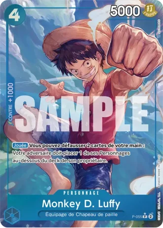 Monkey D. Luffy (P-055) (Reprint) — ONE PIECE CARD THE BEST (PRB01)