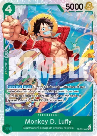 Monkey D. Luffy (PRB02-005) — ONE PIECE CARD THE BEST vol.2 (PRB02)