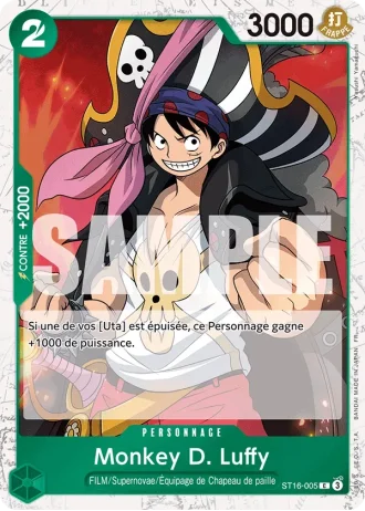 Monkey D. Luffy (ST16-005) (Reprint) — ONE PIECE CARD THE BEST vol.2 (PRB02)