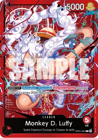 Monkey D. Luffy (ST21-001) (Alternative Art) — PROMO