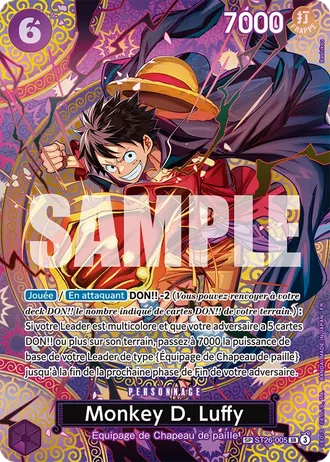 Monkey D. Luffy (ST26-005) (Alternative Art) — Aventure sur l'Île de Dieu (OP15-EB04)