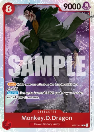 Monkey.D.Dragon (OP07-015) (Reprint) — One Piece Card The Best Vol.2(PRB02)