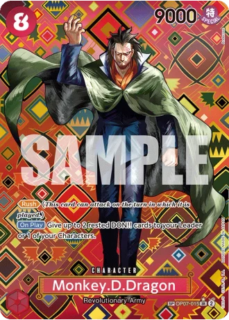 Monkey.D.Dragon (OP07-015) (Special Rare) — Emperors in the New World (OP09)