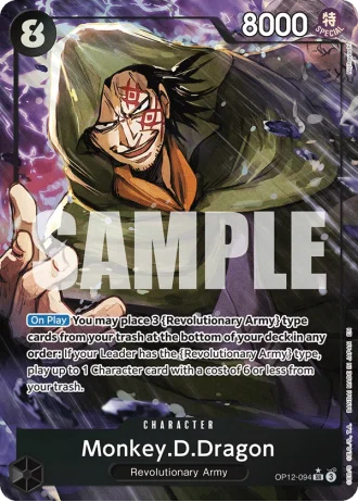 Monkey.D.Dragon (OP12-094) (Alternative Art) — Legacy of the Master (OP12)
