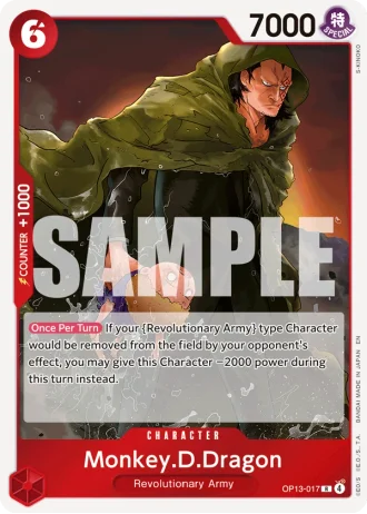 Monkey.D.Dragon (OP13-017) — Carrying on His Will (OP13)
