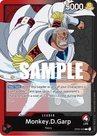 Monkey.D.Garp (OP02-002) — Paramount War (OP02)