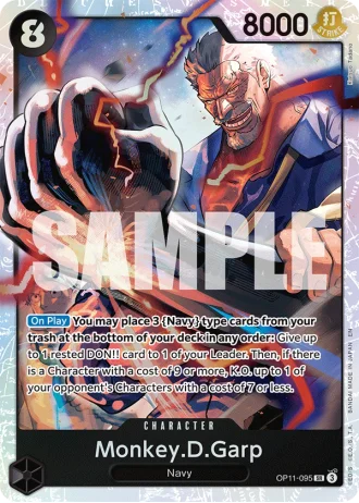 Monkey.D.Garp (OP11-095) — A Fist of Divine Speed (OP11)