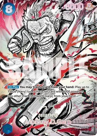Monkey.D.Garp (OP12-056) (Alternative Art 2) — The World's Strongest Warriors (OP17)