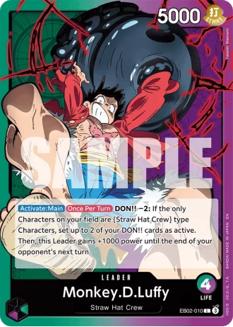 Monkey.D.Luffy (EB02-010) — Anime 25th Collection (EB02)