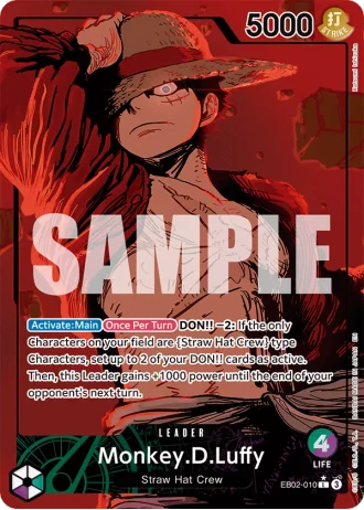 Monkey.D.Luffy (EB02-010) (Alternative Art) — Anime 25th Collection (EB02)