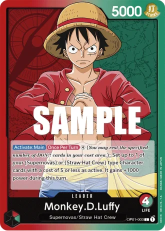 Monkey.D.Luffy (OP01-003) — Romance Dawn (OP01)