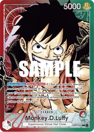Monkey.D.Luffy (OP01-003) (Alternative Art) — Romance Dawn (OP01)