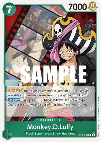 Monkey.D.Luffy (OP02-041) — Paramount War (OP02)