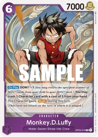 Monkey.D.Luffy (OP03-070) — Pillars of Strength (OP03)