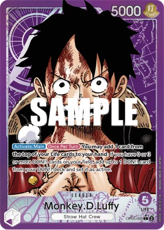 Monkey.D.Luffy (OP05-060) (Alternative Art) — Awakening of the New Era (OP05)