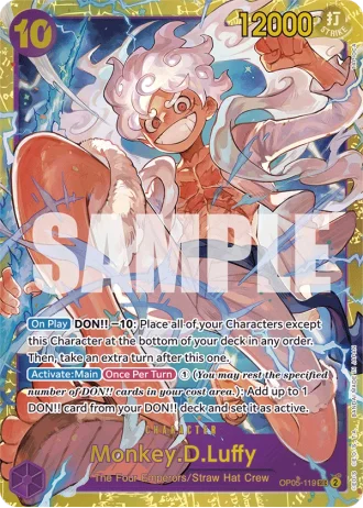 Monkey.D.Luffy (OP05-119) (Reprint) — One Piece The Best (PRB01)
