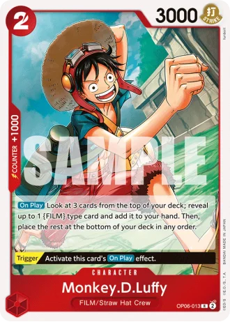 Monkey.D.Luffy (OP06-013) — Wings of the Captain (OP06)