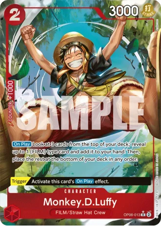 Monkey.D.Luffy (OP06-013) (Alternative Art) — Wings of the Captain (OP06)