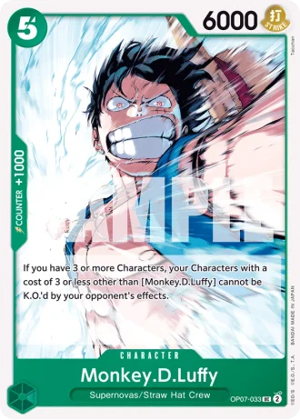Monkey.D.Luffy (OP07-033) — 500 Years in the Future (OP07)