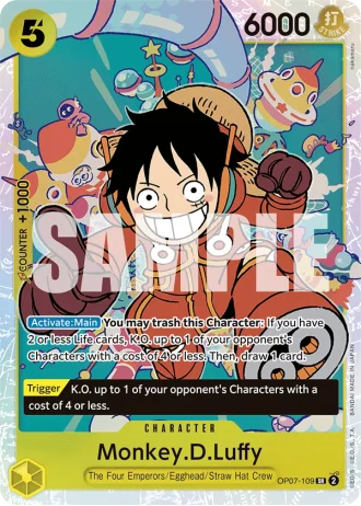 Monkey.D.Luffy (OP07-109) — 500 Years in the Future (OP07)
