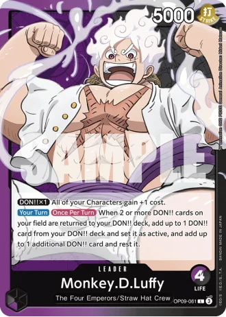 Monkey.D.Luffy (OP09-061) — Emperors in the New World (OP09)