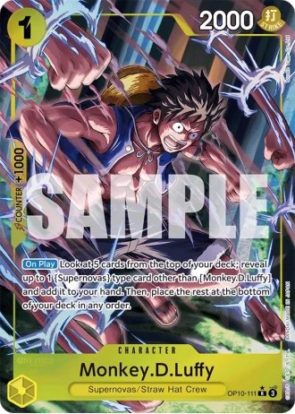 Monkey.D.Luffy (OP10-111) (Alternative Art) — Royal Blood (OP10)
