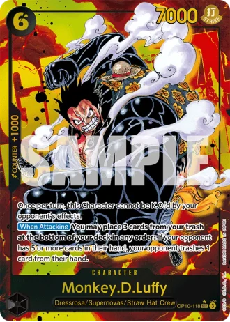 Monkey.D.Luffy (OP10-118) (Alternative Art) — Royal Blood (OP10)