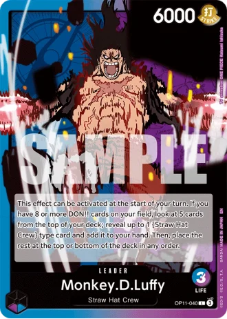 Monkey.D.Luffy (OP11-040) — A Fist of Divine Speed (OP11)