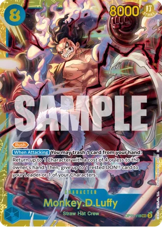 Monkey.D.Luffy (OP11-118) — A Fist of Divine Speed (OP11)