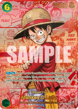 Monkey.D.Luffy (OP13-118) (3rd Anniversary) — Carrying on His Will (OP13)