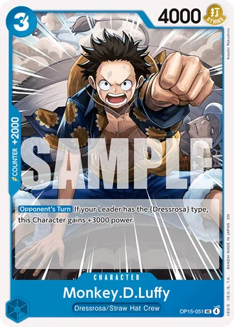 Monkey.D.Luffy (OP15-051) — Adventure on Kami's Island (OP15-EB04)