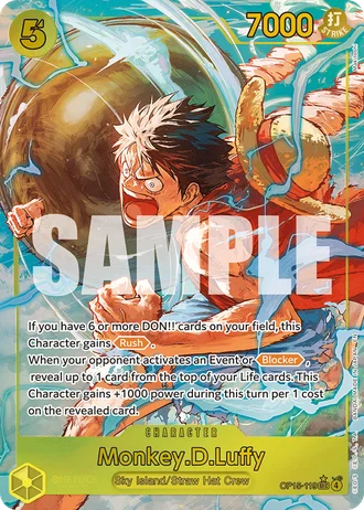 Monkey.D.Luffy (OP15-119) (Alternative Art) — Adventure on Kami's Island (OP15-EB04)