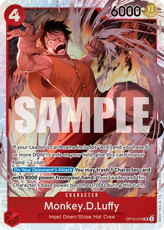 Monkey.D.Luffy (OP16-015) — The Time of Battle (OP16)