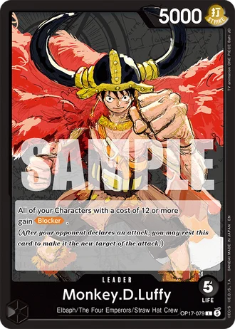 Monkey.D.Luffy (OP17-079) — The World's Strongest Warriors (OP17)