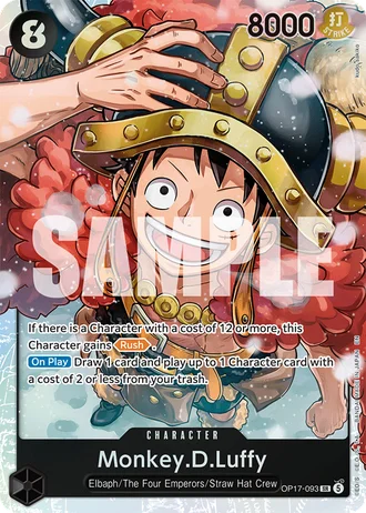 Monkey.D.Luffy (OP17-093) — The World's Strongest Warriors (OP17)