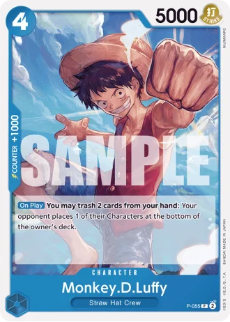 Monkey.D.Luffy (P-055) (Reprint) — One Piece The Best (PRB01)
