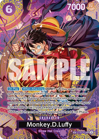 Monkey.D.Luffy (ST26-005) (Alternative Art) — Adventure on Kami's Island (OP15-EB04)