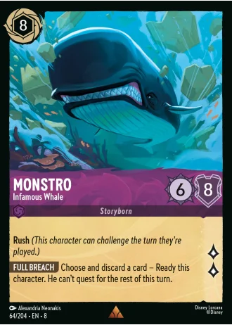 Monstro - Infamous Whale #64/204 — Reign of Jafar