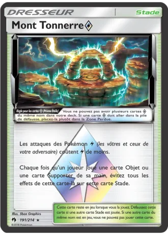 Mont Tonnerre Prism Star #191/214 — Tonnerre Perdu