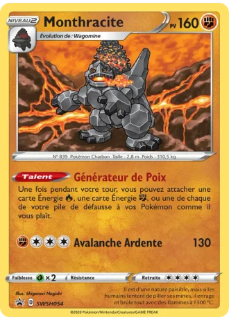 Monthracite SWSH054 — Épée & Bouclier Promos