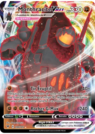 Monthracite VMAX #99/185 — Voltage Éclatant