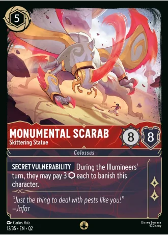 Monumental Scarab - Skittering Statue #12/35 — Illumineer's Quest: Palace Heist