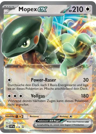 Mopex ex #018 — Karmesin & Purpur Promos
