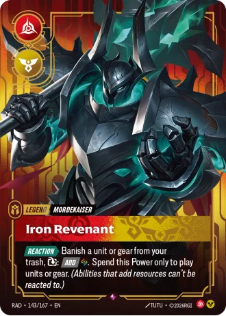 Mordekaiser, Iron Revenant #143/167 — Radiance