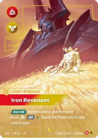 Mordekaiser, Iron Revenant #170/167 — Radiance