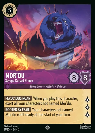 Mor'du - Savage Cursed Prince #57/257 — Wilds Unknown