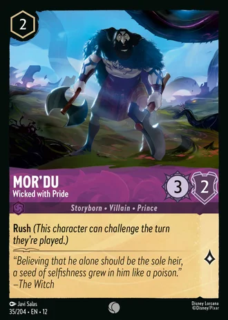 Mor'du - Wicked with Pride #35/257 — Wilds Unknown