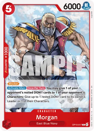 Morgan (OP15-017) — Adventure on Kami's Island (OP15-EB04)