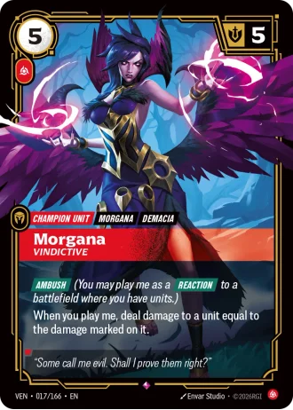 Morgana, Vindictive #017/166 — Vendetta